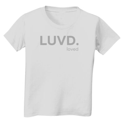 LUVD- White Toddle Tee Thumbnail